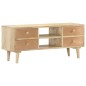 vidaXL Mueble para la TV madera maciza de mango 110x30x45 cm vidaXL Mueble para la TV madera maciza de mango 110x30x45 cm