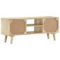 vidaXL Mueble para la TV madera maciza de mango 110x30x45 cm vidaXL Mueble para la TV madera maciza de mango 110x30x45 cm