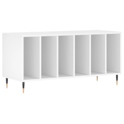 vidaXL Mueble para discos madera contrachapada blanco 100x38x48 cm