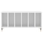 vidaXL Mueble para discos madera contrachapada blanco 100x38x48 cm vidaXL Mueble para discos madera contrachapada blanco 100x38x48 cm