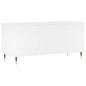 vidaXL Mueble para discos madera contrachapada blanco 100x38x48 cm vidaXL Mueble para discos madera contrachapada blanco 100x38x48 cm