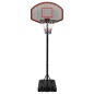 vidaXL Canasta de baloncesto polietileno negro 237-307 cm vidaXL Canasta de baloncesto polietileno negro 237-307 cm