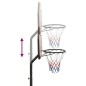 vidaXL Canasta de baloncesto polietileno negro 237-307 cm vidaXL Canasta de baloncesto polietileno negro 237-307 cm
