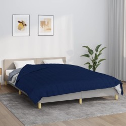 vidaXL Manta con peso tela azul 220x230 cm 11 kg