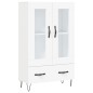 vidaXL Aparador alto madera de ingeniería blanco 69,5x31x115 cm vidaXL Aparador alto madera de ingeniería blanco 69,5x31x115 cm