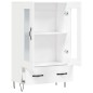 vidaXL Aparador alto madera de ingeniería blanco 69,5x31x115 cm vidaXL Aparador alto madera de ingeniería blanco 69,5x31x115 cm