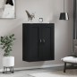 vidaXL Armario de pared madera de ingeniería negro 69,5x34x90 cm vidaXL Armario de pared madera de ingeniería negro 69,5x34x90 cm