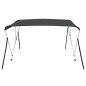 vidaXL Toldo Bimini de 3 arcos gris antracita 183x160x137 cm vidaXL Toldo Bimini de 3 arcos gris antracita 183x160x137 cm