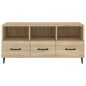 vidaXL Mueble para TV madera contrachapada color roble 102x35x50 cm