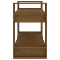 vidaXL Estantería/divisor espacios madera marrón miel 80x35x56,5 cm vidaXL Estantería/divisor espacios madera marrón miel 80x35x56,5 cm