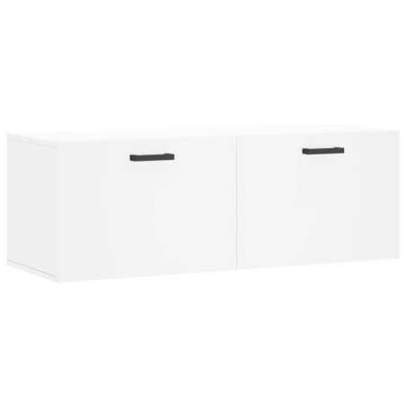vidaXL Armario de pared madera de ingeniería blanco 100x36,5x35 cm
