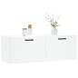 vidaXL Armario de pared madera de ingeniería blanco 100x36,5x35 cm vidaXL Armario de pared madera de ingeniería blanco 100x36,5x35 cm