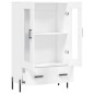 vidaXL Aparador alto madera de ingeniería blanco 69,5x31x115 cm vidaXL Aparador alto madera de ingeniería blanco 69,5x31x115 cm