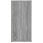 vidaXL Aparador de madera contrachapada gris Sonoma 100x30x59,5 cm