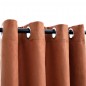 vidaXL Cortinas opacas y aros de metal 2 piezas color óxido 140x245 cm vidaXL Cortinas opacas y aros de metal 2 piezas color óxido 140x245 cm