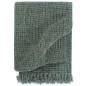 vidaXL Manta de algodón verde oscuro 125x150 cm vidaXL Manta de algodón verde oscuro 125x150 cm