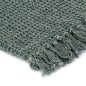 vidaXL Manta de algodón verde oscuro 125x150 cm vidaXL Manta de algodón verde oscuro 125x150 cm