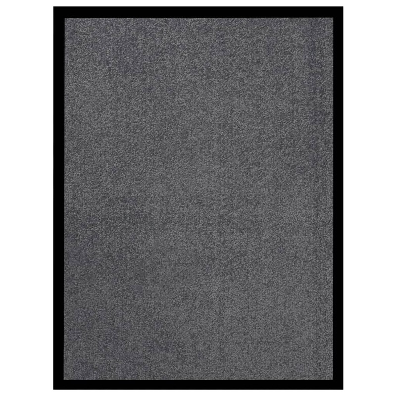vidaXL Felpudo gris antracita 40x60 cm vidaXL Felpudo gris antracita 40x60 cm