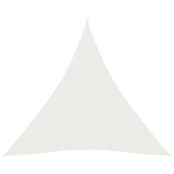 vidaXL Toldo de vela HDPE blanco 160 g/m² 4x5x5 m
