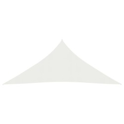 vidaXL Toldo de vela HDPE blanco 160 g/m² 4x5x5 m