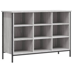vidaXL Zapatero madera de ingeniería gris Sonoma 100x35x70 cm