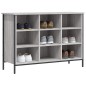 vidaXL Zapatero madera de ingeniería gris Sonoma 100x35x70 cm vidaXL Zapatero madera de ingeniería gris Sonoma 100x35x70 cm