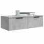 vidaXL Armarios de pared 2 uds contrachapada gris hormigón 68x30x20 cm vidaXL Armarios de pared 2 uds contrachapada gris hormigón 68x30x20 cm