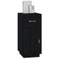 vidaXL Aparador de madera maciza de pino negro 34x40x75 cm vidaXL Aparador de madera maciza de pino negro 34x40x75 cm