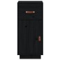 vidaXL Aparador de madera maciza de pino negro 34x40x75 cm vidaXL Aparador de madera maciza de pino negro 34x40x75 cm