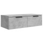 vidaXL Armarios de pared 2 uds contrachapada gris hormigón 68x30x20 cm vidaXL Armarios de pared 2 uds contrachapada gris hormigón 68x30x20 cm