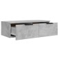 vidaXL Armarios de pared 2 uds contrachapada gris hormigón 68x30x20 cm vidaXL Armarios de pared 2 uds contrachapada gris hormigón 68x30x20 cm
