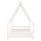 vidaXL Estructura de cama para niños madera de pino blanco 90x190 cm vidaXL Estructura de cama para niños madera de pino blanco 90x190 cm