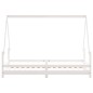 vidaXL Estructura de cama para niños madera de pino blanco 90x190 cm vidaXL Estructura de cama para niños madera de pino blanco 90x190 cm