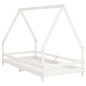 vidaXL Estructura de cama para niños madera de pino blanco 90x190 cm vidaXL Estructura de cama para niños madera de pino blanco 90x190 cm