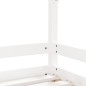 vidaXL Estructura de cama para niños madera de pino blanco 90x190 cm vidaXL Estructura de cama para niños madera de pino blanco 90x190 cm