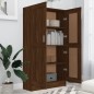 vidaXL Estantería madera contrachapada marrón roble 82,5x30,5x150 cm vidaXL Estantería madera contrachapada marrón roble 82,5x30,5x150 cm