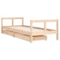 vidaXL Estructura de cama para niños con cajones madera pino 80x200 cm