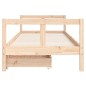 vidaXL Estructura de cama para niños con cajones madera pino 80x200 cm