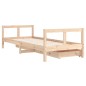 vidaXL Estructura de cama para niños con cajones madera pino 80x200 cm