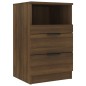 vidaXL Mesitas de noche 2 uds madera contrachapada color roble marrón vidaXL Mesitas de noche 2 uds madera contrachapada color roble marrón