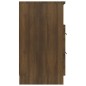 vidaXL Mesitas de noche 2 uds madera contrachapada color roble marrón vidaXL Mesitas de noche 2 uds madera contrachapada color roble marrón