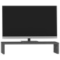 vidaXL Soporte de monitor madera maciza de pino gris 50x27x10 cm vidaXL Soporte de monitor madera maciza de pino gris 50x27x10 cm