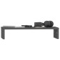 vidaXL Soporte de monitor madera maciza de pino gris 50x27x10 cm vidaXL Soporte de monitor madera maciza de pino gris 50x27x10 cm