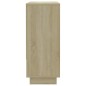vidaXL Aparador de madera contrachapada roble Sonoma 97x31x75 cm vidaXL Aparador de madera contrachapada roble Sonoma 97x31x75 cm