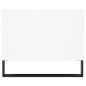 vidaXL Mesa de centro madera contrachapada blanco 102x50x40 cm