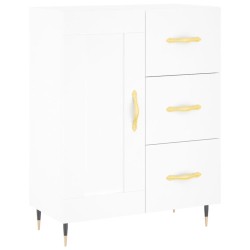 vidaXL Aparador de madera de ingeniería blanco 69,5x34x90 cm