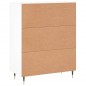 vidaXL Aparador de madera de ingeniería blanco 69,5x34x90 cm vidaXL Aparador de madera de ingeniería blanco 69,5x34x90 cm