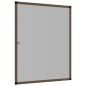 vidaXL Mosquitera para ventanas marrón 100x120 cm