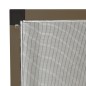 vidaXL Mosquitera para ventanas marrón 100x120 cm