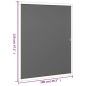 vidaXL Mosquitera para ventanas marrón 100x120 cm